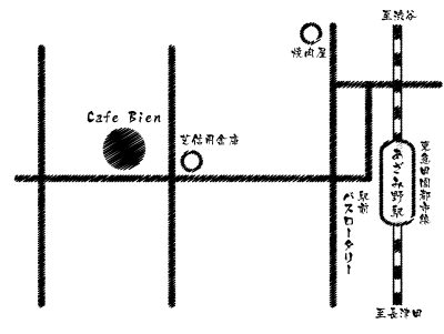 カフェヴィアン地図
